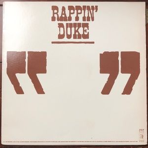 Rappin' Duke Vinyl Lp '85